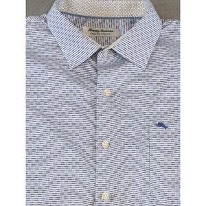 Tommy Bahama Sarasota Stretch Shirt Button Up Long Sleeve Estimate XL Nautical